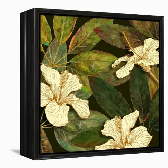 Hibiscus Leaves I-Patricia Pinto-Framed Stretched Canvas