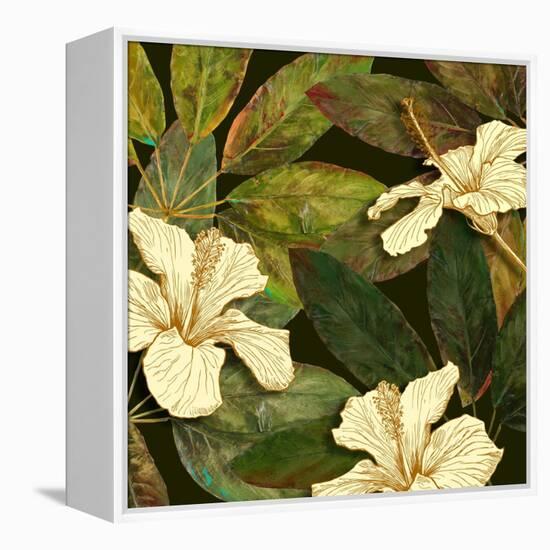 Hibiscus Leaves I-Patricia Pinto-Framed Stretched Canvas