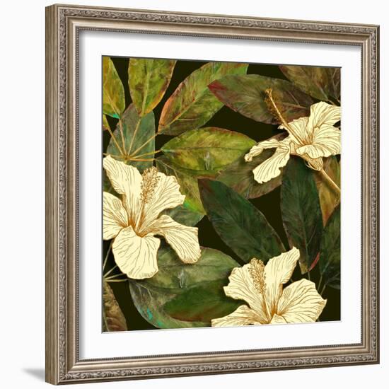 Hibiscus Leaves I-Patricia Pinto-Framed Premium Giclee Print