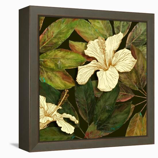 Hibiscus Leaves II-Patricia Pinto-Framed Stretched Canvas