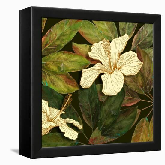 Hibiscus Leaves II-Patricia Pinto-Framed Stretched Canvas