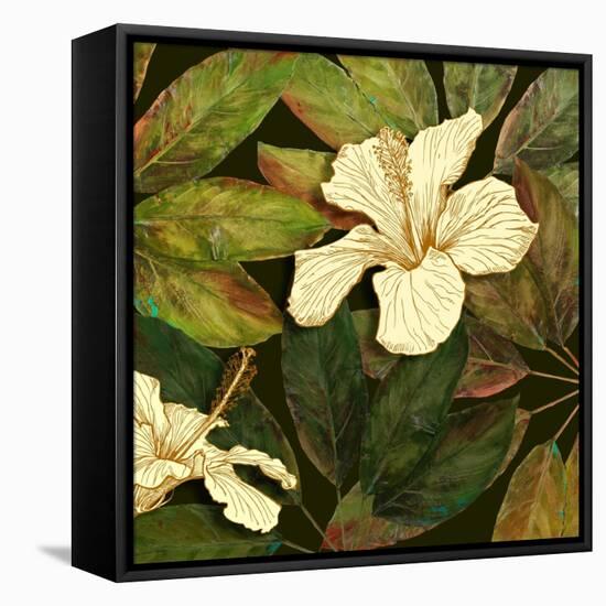 Hibiscus Leaves II-Patricia Pinto-Framed Stretched Canvas