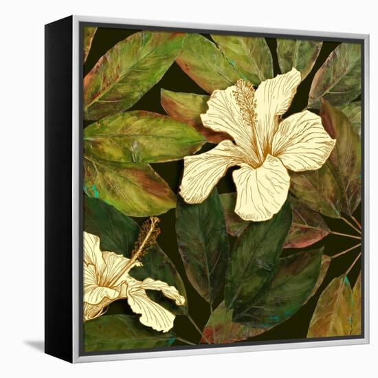 Hibiscus Leaves II-Patricia Pinto-Framed Stretched Canvas