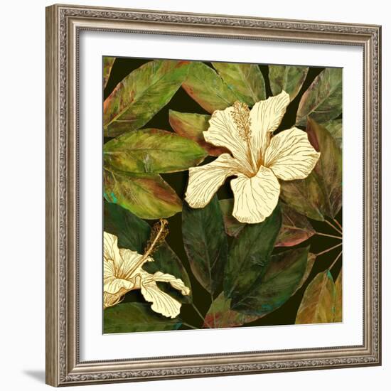 Hibiscus Leaves II-Patricia Pinto-Framed Premium Giclee Print