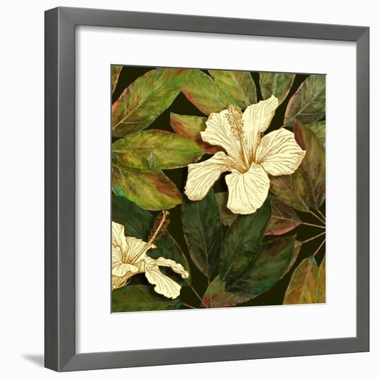 Hibiscus Leaves II-Patricia Pinto-Framed Premium Giclee Print