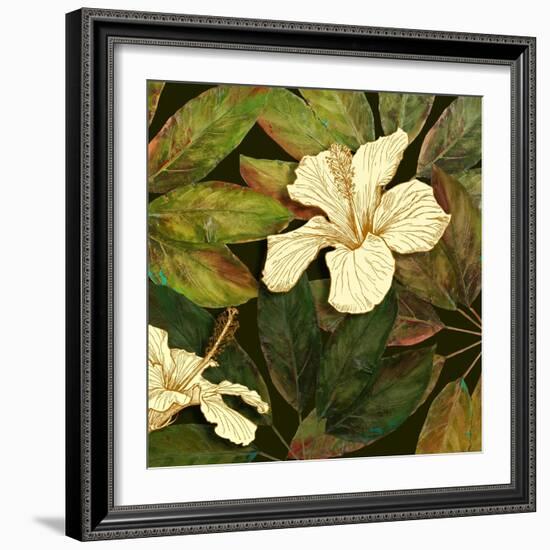 Hibiscus Leaves II-Patricia Pinto-Framed Premium Giclee Print