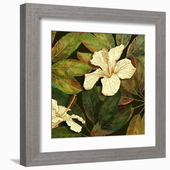 Hibiscus Leaves II-Patricia Pinto-Framed Art Print