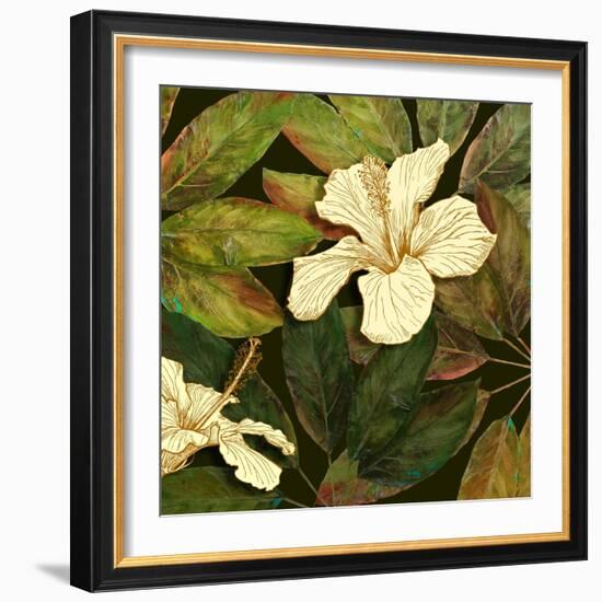 Hibiscus Leaves II-Patricia Pinto-Framed Art Print