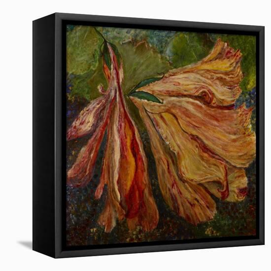 Hibiscus Wilt-jocasta shakespeare-Framed Premier Image Canvas