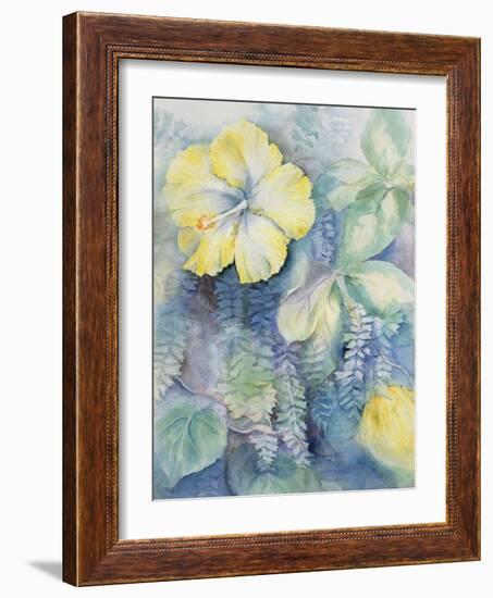 Hibiscus, Yellow-Karen Armitage-Framed Giclee Print