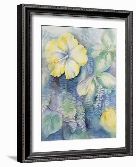 Hibiscus, Yellow-Karen Armitage-Framed Giclee Print