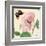 Hibiscus-Louis Van Houtte-Framed Art Print