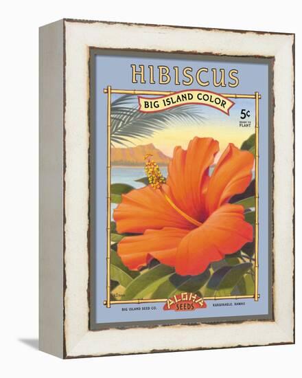 Hibiscus-Kerne Erickson-Framed Stretched Canvas