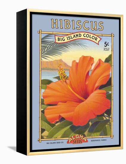 Hibiscus-Kerne Erickson-Framed Stretched Canvas