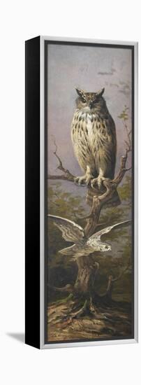 Hibou-Adolphe Yvon-Framed Premier Image Canvas