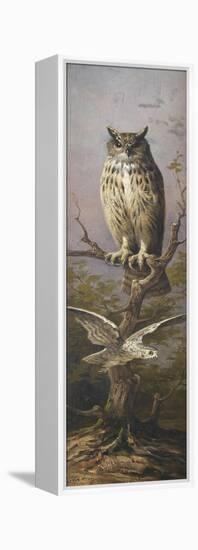 Hibou-Adolphe Yvon-Framed Premier Image Canvas