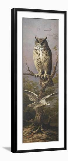 Hibou-Adolphe Yvon-Framed Giclee Print