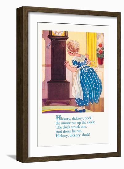 Hickory, Dickory, Dock!-null-Framed Art Print