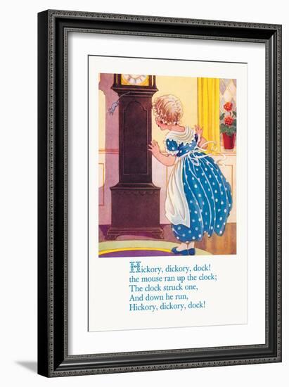 Hickory, Dickory, Dock!-null-Framed Art Print