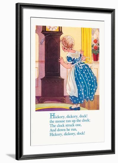 Hickory, Dickory, Dock!-null-Framed Art Print