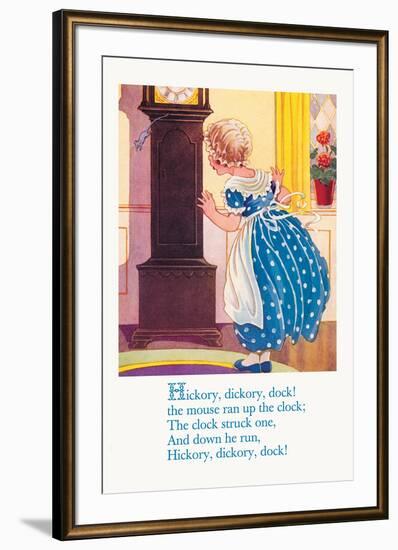 Hickory, Dickory, Dock!-null-Framed Art Print