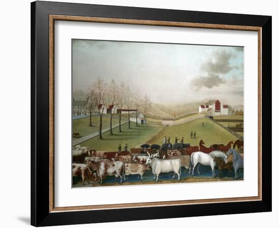 Hicks: Cornell Farm, 1848-Edward Hicks-Framed Giclee Print