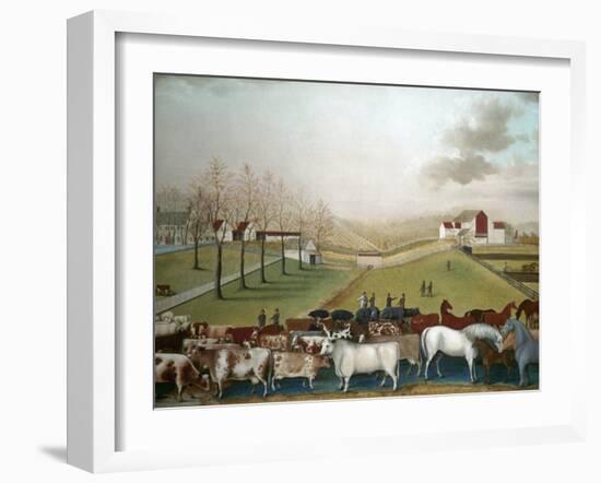 Hicks: Cornell Farm, 1848-Edward Hicks-Framed Giclee Print