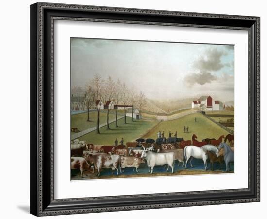 Hicks: Cornell Farm, 1848-Edward Hicks-Framed Giclee Print