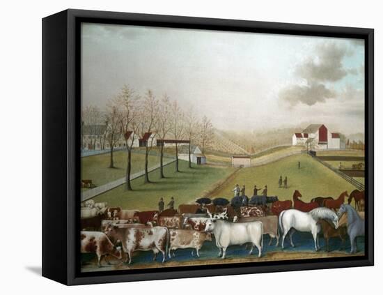 Hicks: Cornell Farm, 1848-Edward Hicks-Framed Premier Image Canvas