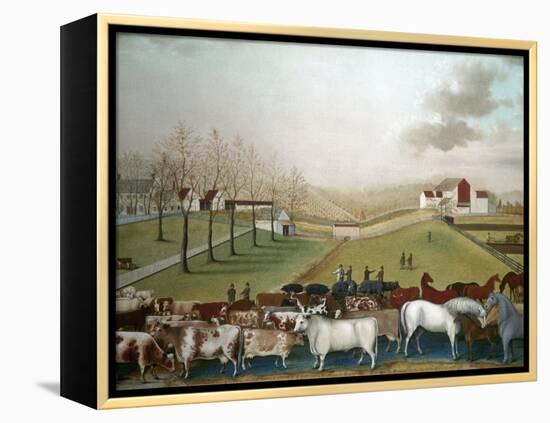 Hicks: Cornell Farm, 1848-Edward Hicks-Framed Premier Image Canvas