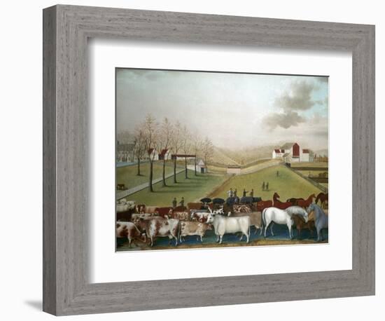 Hicks: Cornell Farm, 1848-Edward Hicks-Framed Giclee Print