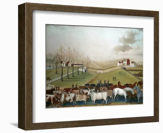 Hicks: Cornell Farm, 1848-Edward Hicks-Framed Giclee Print