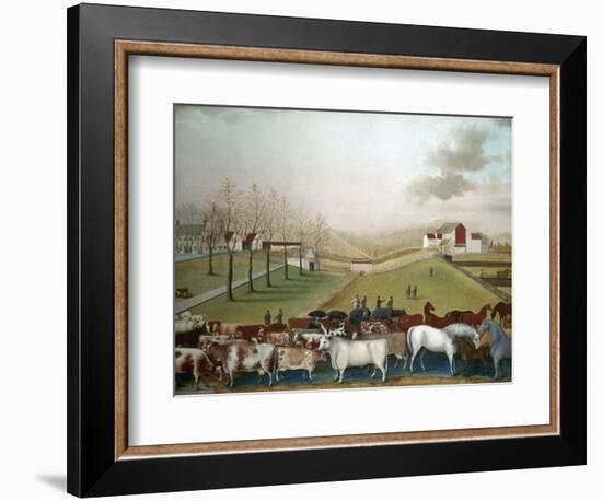 Hicks: Cornell Farm, 1848-Edward Hicks-Framed Giclee Print