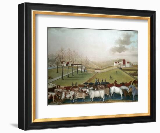 Hicks: Cornell Farm, 1848-Edward Hicks-Framed Giclee Print