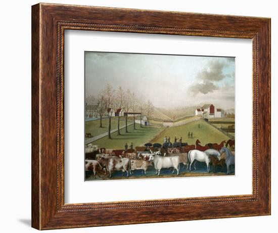 Hicks: Cornell Farm, 1848-Edward Hicks-Framed Premium Giclee Print