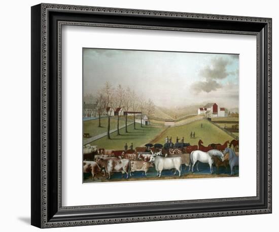Hicks: Cornell Farm, 1848-Edward Hicks-Framed Premium Giclee Print