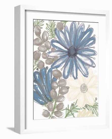 Hidden Floral II-Elizabeth Medley-Framed Art Print