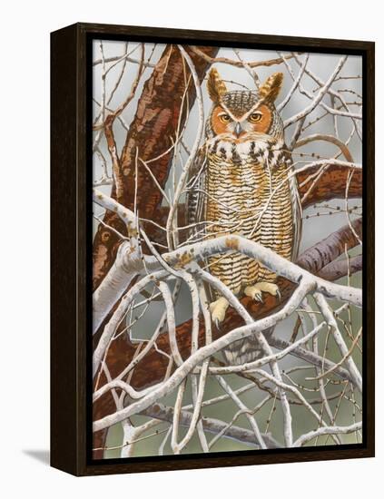 Hidden Hunter-William Vanderdasson-Framed Premier Image Canvas