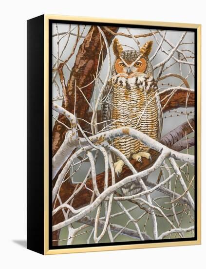 Hidden Hunter-William Vanderdasson-Framed Premier Image Canvas