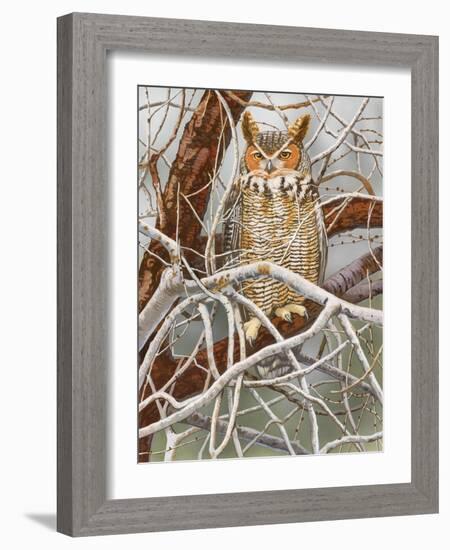 Hidden Hunter-William Vanderdasson-Framed Giclee Print