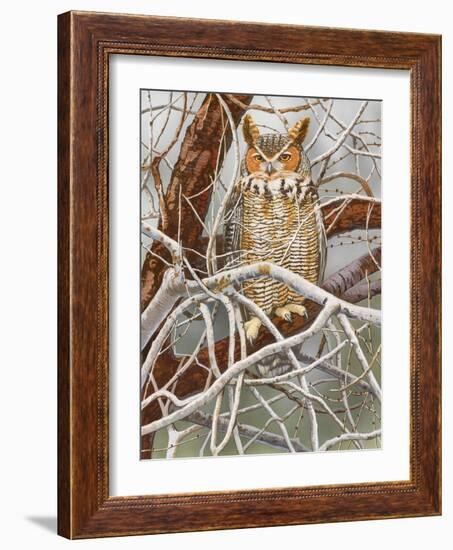 Hidden Hunter-William Vanderdasson-Framed Giclee Print