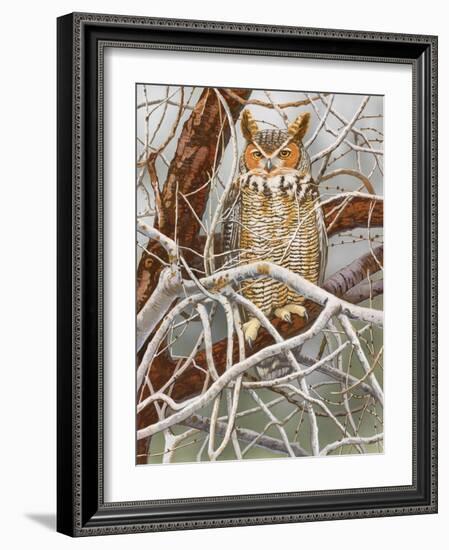 Hidden Hunter-William Vanderdasson-Framed Giclee Print