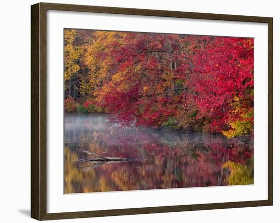 Hidden Lake, Pennsylvania, USA-Jay O'brien-Framed Photographic Print