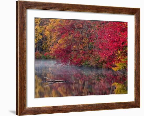 Hidden Lake, Pennsylvania, USA-Jay O'brien-Framed Photographic Print