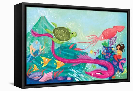 Hidden Ocean Treasures - Jack & Jill-Elisa Chavarri-Framed Premier Image Canvas