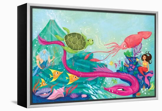 Hidden Ocean Treasures - Jack & Jill-Elisa Chavarri-Framed Premier Image Canvas