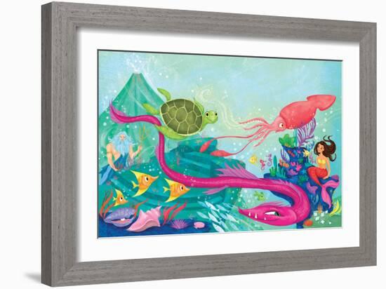 Hidden Ocean Treasures - Jack & Jill-Elisa Chavarri-Framed Giclee Print