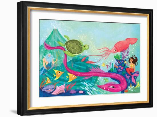 Hidden Ocean Treasures - Jack & Jill-Elisa Chavarri-Framed Giclee Print