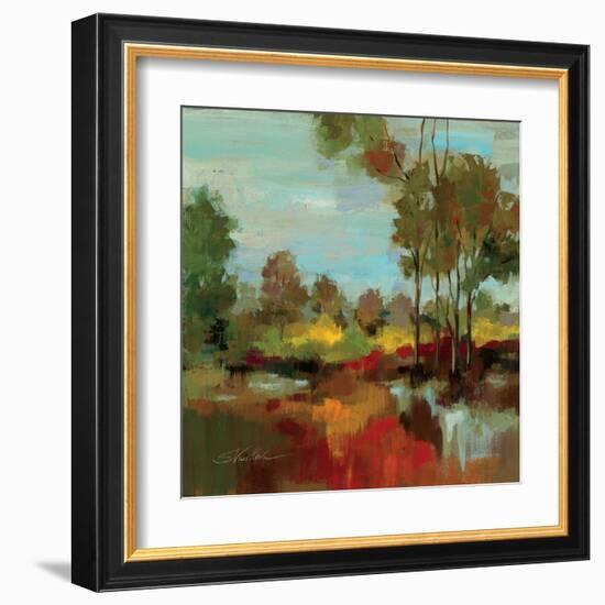 Hidden Pond Hues II-Silvia Vassileva-Framed Art Print