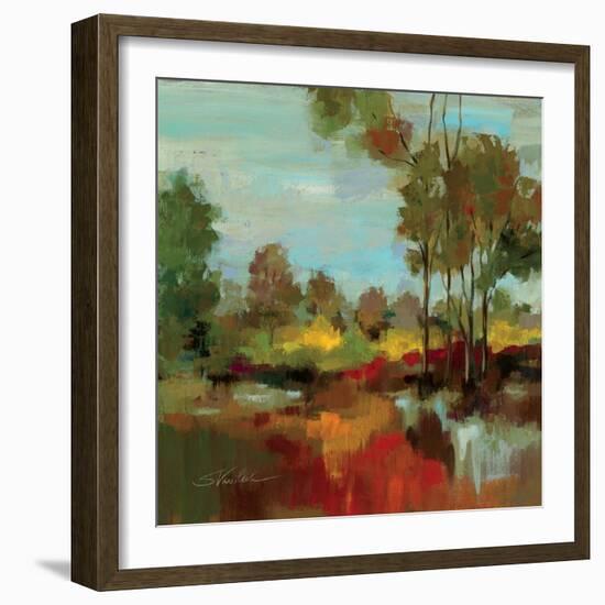 Hidden Pond Hues II-Silvia Vassileva-Framed Art Print